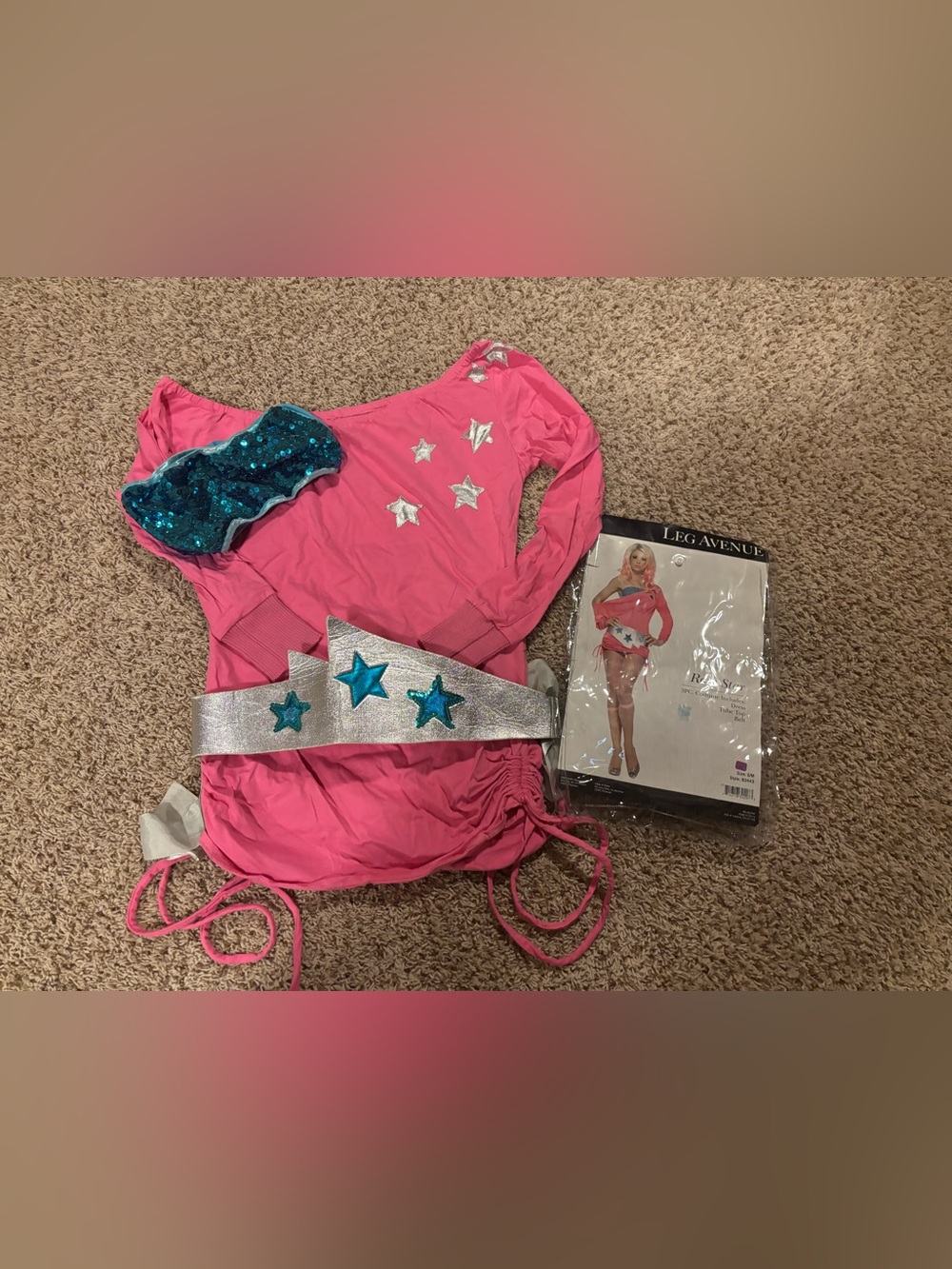 Leg Avenue 3 Piece Rock Star Costume